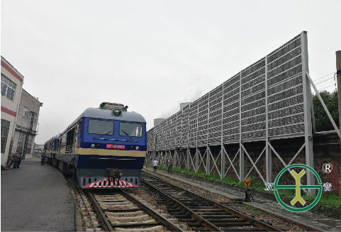 中車(chē)戚墅堰內(nèi)機(jī)交試驗(yàn)段聲屏障